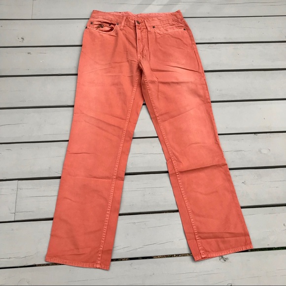 Polo Ralph Lauren Other - POLO RALPH LAUREN Orange Faded Jeans Size 32 x 32